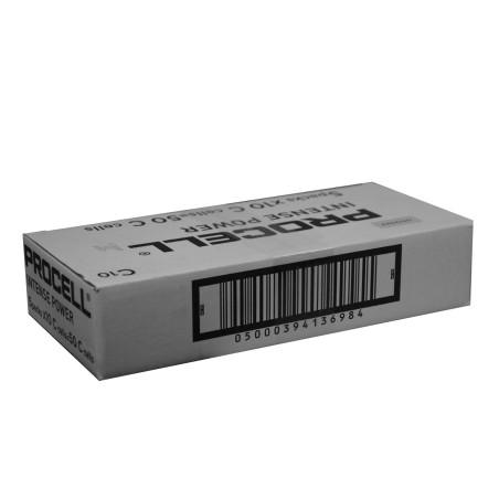 Pile alcaline Duracell, Procell Intense, 1,5 V, LR14 C, 10 pièces