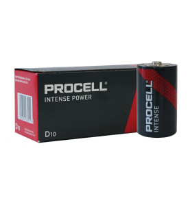 DURACELL - PROCELL ITENSE ALKALINE BATTERY 1.5 V LR20 D - 10 pcs - Vel