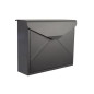 BOÎTE AUX LETTRES - VERONA - NOIR TERNE - 38 x 29 x 11,5 cm