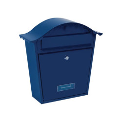 BOÎTE AUX LETTRES - PARIS - BLEU - 37 x 36,5 x 13,2 cms - PRL