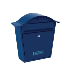BOÎTE AUX LETTRES - PARIS - BLEU - 37 x 36,5 x 13,2 cms - PRL