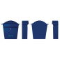 BOÎTE AUX LETTRES - PARIS - BLEU - 37 x 36,5 x 13,2 cms BOÎTE AUX LETTRES - PARIS - BLEU - 37 x 36,5 x 13,2 cms