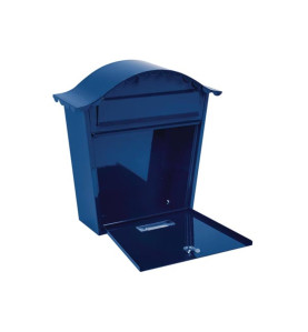 BOÎTE AUX LETTRES - PARIS - BLEU - 37 x 36,5 x 13,2 cms - PRL