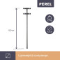 SUPPORT POUR BOÎTE AUX LETTRES - INOX - 42 x 26 x 50,5 cm