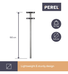SUPPORT POUR BOÎTE AUX LETTRES - INOX - 42 x 26 x 50,5 cm - PRL