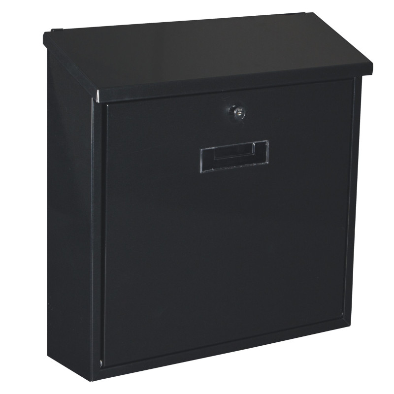 BOÎTE AUX LETTRES - MONACO - NOIR - 36,8 x 36,5 x 10 cm