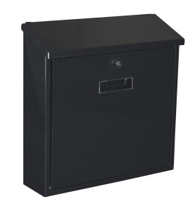 BOÎTE AUX LETTRES - MONACO - NOIR - 36,8 x 36,5 x 10 cm - PRL