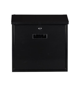 BOÎTE AUX LETTRES - MONACO - NOIR - 36,8 x 36,5 x 10 cm - PRL
