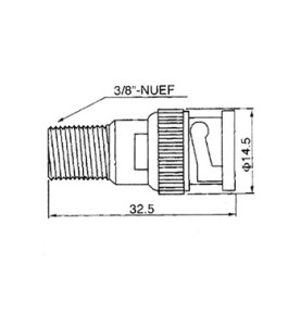 ADAPTATEUR BNC MALE VERS F FEMELLE - Velleman