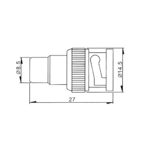 ADAPTATEUR BNC MALE VERS RCA FEMELLE - Velleman