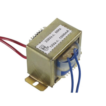 TRANFORMATEUR CHASSIS OUVERT 12 VA 1 x 12 V~ 1000 mA max. - Velleman