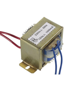 TRANFORMATEUR CHASSIS OUVERT 12 VA 1 x 12 V~ 1000 mA max. - Velleman