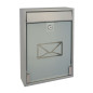 BOÎTE AUX LETTRES - MILAN - ARGENT - 36 x 26 x 8 cm