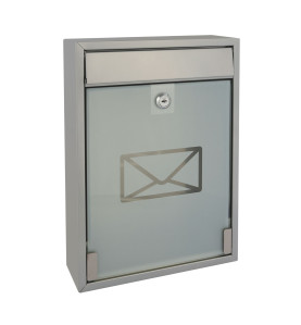 BOÎTE AUX LETTRES - MILAN - ARGENT - 36 x 26 x 8 cm - PRL