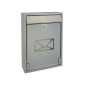 BOÎTE AUX LETTRES - MILAN - ARGENT - 36 x 26 x 8 cm
