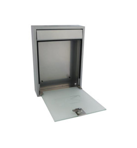 BOÎTE AUX LETTRES - MILAN - ARGENT - 36 x 26 x 8 cm - PRL
