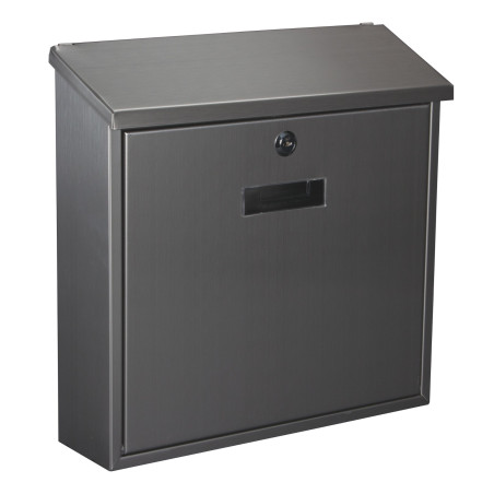 BOÎTE AUX LETTRES - MONACO - INOX - 36,5 x 36,8 x 10 cm - PRL