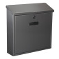 BOÎTE AUX LETTRES - MONACO - INOX - 36,5 x 36,8 x 10 cm BOÎTE AUX LETTRES - MONACO - INOX - 36,5 x 36,8 x 10 cm