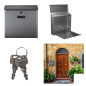 BOÎTE AUX LETTRES - MONACO - INOX - 36,5 x 36,8 x 10 cm BOÎTE AUX LETTRES - MONACO - INOX - 36,5 x 36,8 x 10 cm