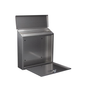 BOÎTE AUX LETTRES - MONACO - INOX - 36,5 x 36,8 x 10 cm - PRL