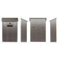 BOÎTE AUX LETTRES - BERLIN - INOX - 27 x 36,5 x10 cm