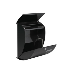 BOÎTE AUX LETTRES - NICE - NOIR - 40 x 31 x 16 cm - PRL