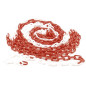 CHAINE ROUGE/BLANC - 10 m