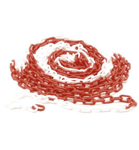 CHAINE ROUGE/BLANC - 10 m - PRL