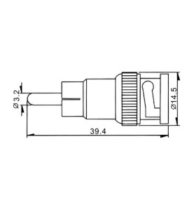 ADAPTATEUR BNC MALE VERS RCA MALE - Velleman