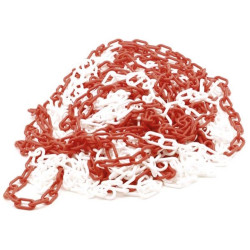 CHAINE ROUGE/BLANC - 25 m - PRL