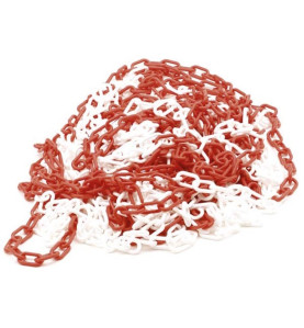CHAINE ROUGE/BLANC - 25 m - PRL