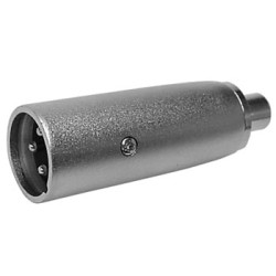 XLR MALE 3 BROCHES VERS FICHE RCA FEMELLE - Velleman