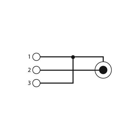 XLR MALE 3 BROCHES VERS FICHE RCA FEMELLE