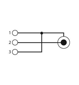 XLR MALE 3 BROCHES VERS FICHE RCA FEMELLE - Velleman