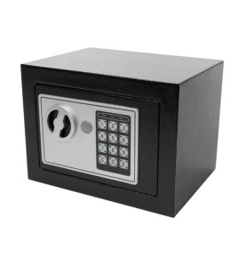 COFFRE-FORT ÉLECTRONIQUE - 17 x 23 x 17 cm - 4.6 L -  NOIR - PRL