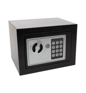 COFFRE-FORT ÉLECTRONIQUE - 17 x 23 x 17 cm - 4.6 L -  NOIR - PRL