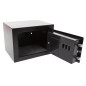 COFFRE-FORT ÉLECTRONIQUE - 17 x 23 x 17 cm - 4.6 L - NOIR COFFRE-FORT ÉLECTRONIQUE - 17 x 23 x 17 cm - 4.6 L - NOIR