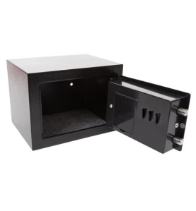 COFFRE-FORT ÉLECTRONIQUE - 17 x 23 x 17 cm - 4.6 L -  NOIR - PRL
