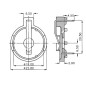 COUPLEUR DE PILE AU LITHIUM Ø 19mm (CR2032)
