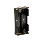 COUPLEUR POUR 2 PILES AA (LR6), AVEC CONTACTS A PRESSION
