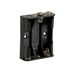 COUPLEUR DE 3 PILES AA (LR6), AVEC CONTACTS A PRESSION - Velleman