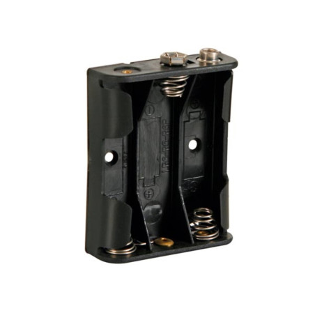 COUPLEUR DE 3 PILES AA (LR6), AVEC CONTACTS A PRESSION - Velleman