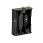 COUPLEUR DE 3 PILES AA (LR6), AVEC CONTACTS A PRESSION