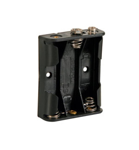 COUPLEUR DE 3 PILES AA (LR6), AVEC CONTACTS A PRESSION - Velleman
