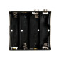 COUPLEUR DE 4 PILES (LR6), AVEC CONTACTS A PRESSION