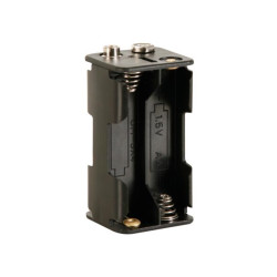 COUPLEUR DE 4 PILRES AA (LR6), AVEC CONTACTS A PRESSION - Velleman