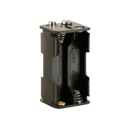 COUPLEUR DE 4 PILRES AA (LR6), AVEC CONTACTS A PRESSION - Velleman