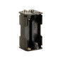 COUPLEUR DE 4 PILRES AA (LR6), AVEC CONTACTS A PRESSION