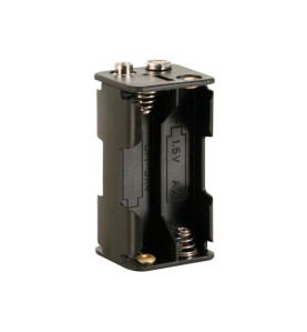 COUPLEUR DE 4 PILRES AA (LR6), AVEC CONTACTS A PRESSION - Velleman