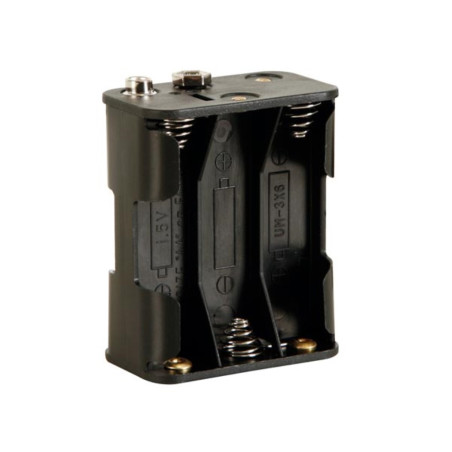 COUPLEUR DE 6E PILES AA (LR6), AVEC CONTACTS A PRESSION - Velleman